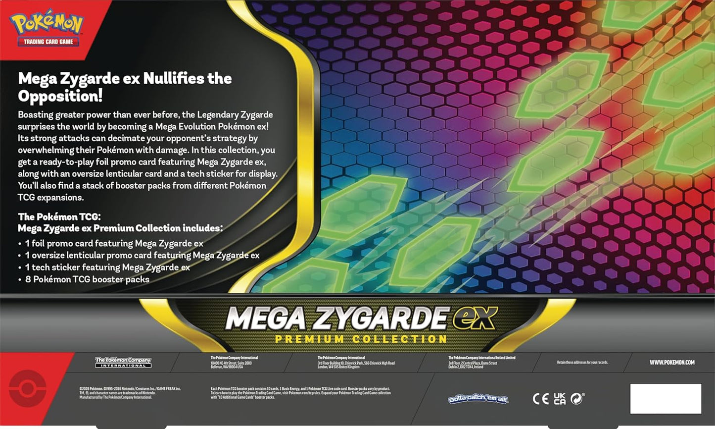 POKEMON ME03 PERFECT ORDER - MEGA ZYGARDE EX - PREMIUM COLLECTION