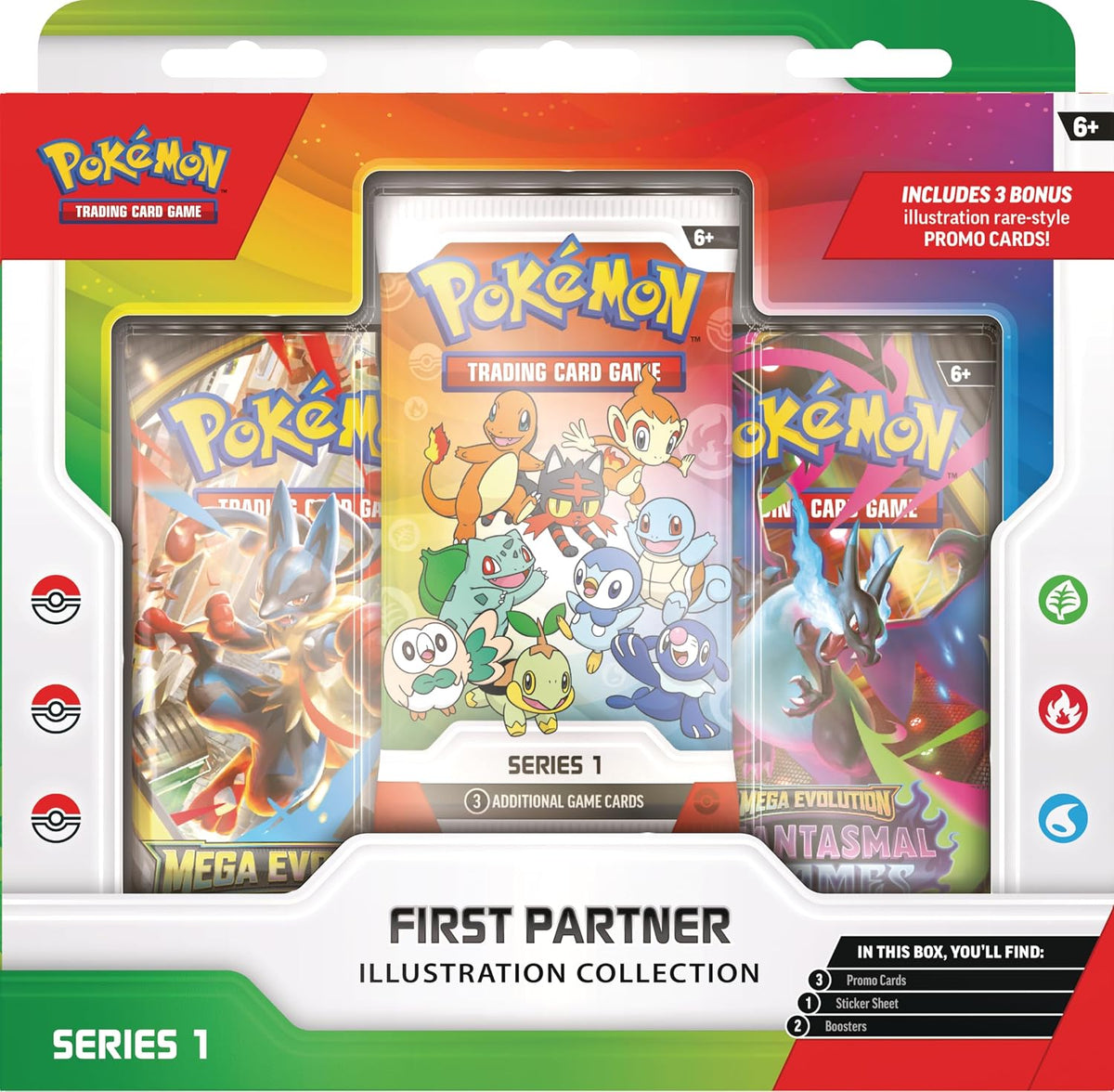 POKEMON FIRST PARTNER ILLUSTRATION COLLECTION S1