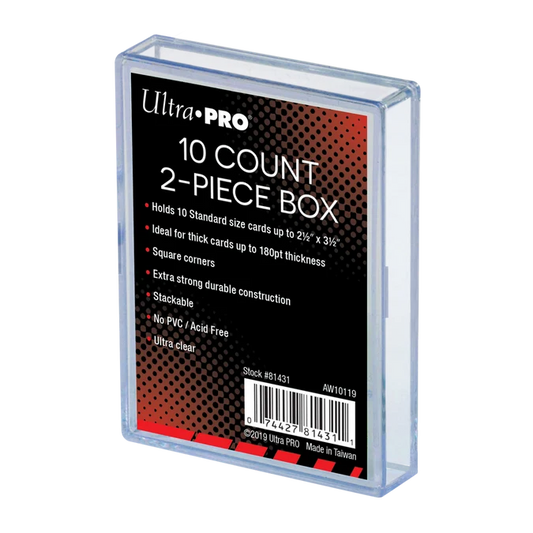 Ultra Pro 2-PIECE BOX - Clear (10ct)